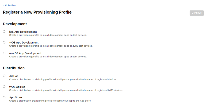 Provisioning Profile